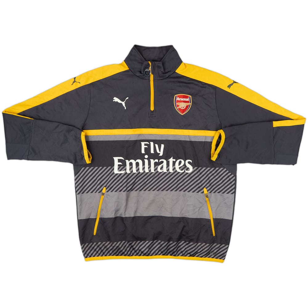 2016-17 Arsenal Puma 1/4 Zip Sweat Top - 9/10 - (XL)