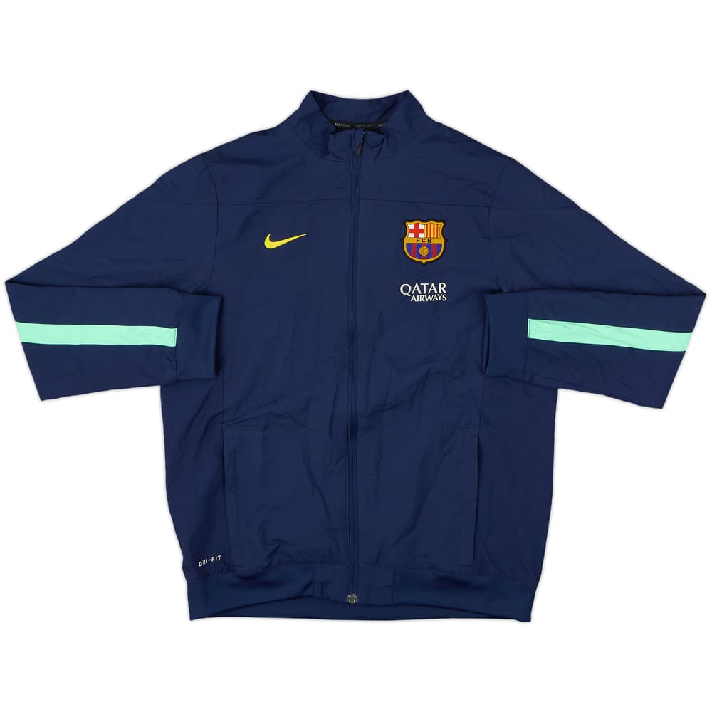 2013-14 Barcelona Nike Track Jacket - 8/10 - (L.Boys)