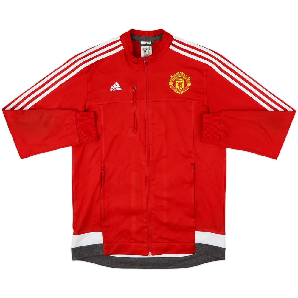 2015-16 Manchester United adidas Track Jacket - 8/10 - (M)