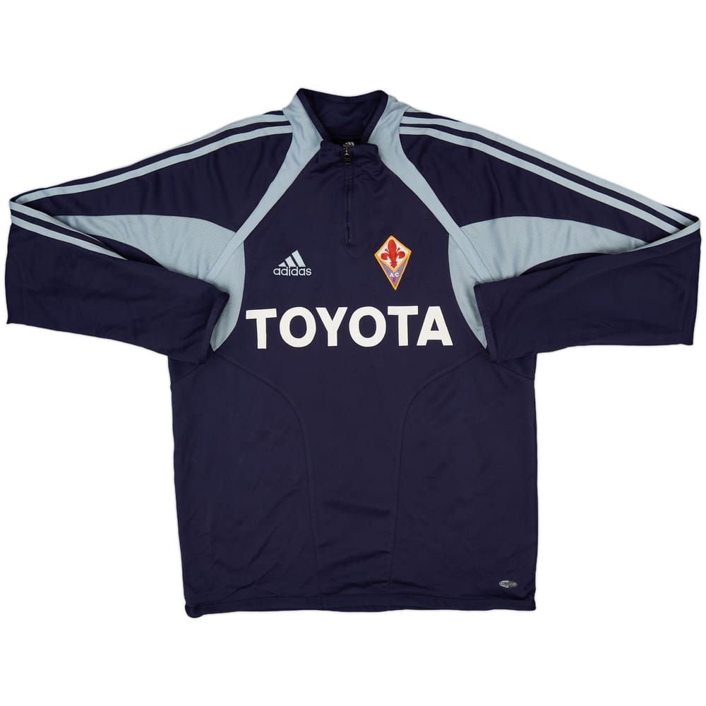 2004-05 Fiorentina adidas 1/4 Zip Drill Top - 8/10 - (L)