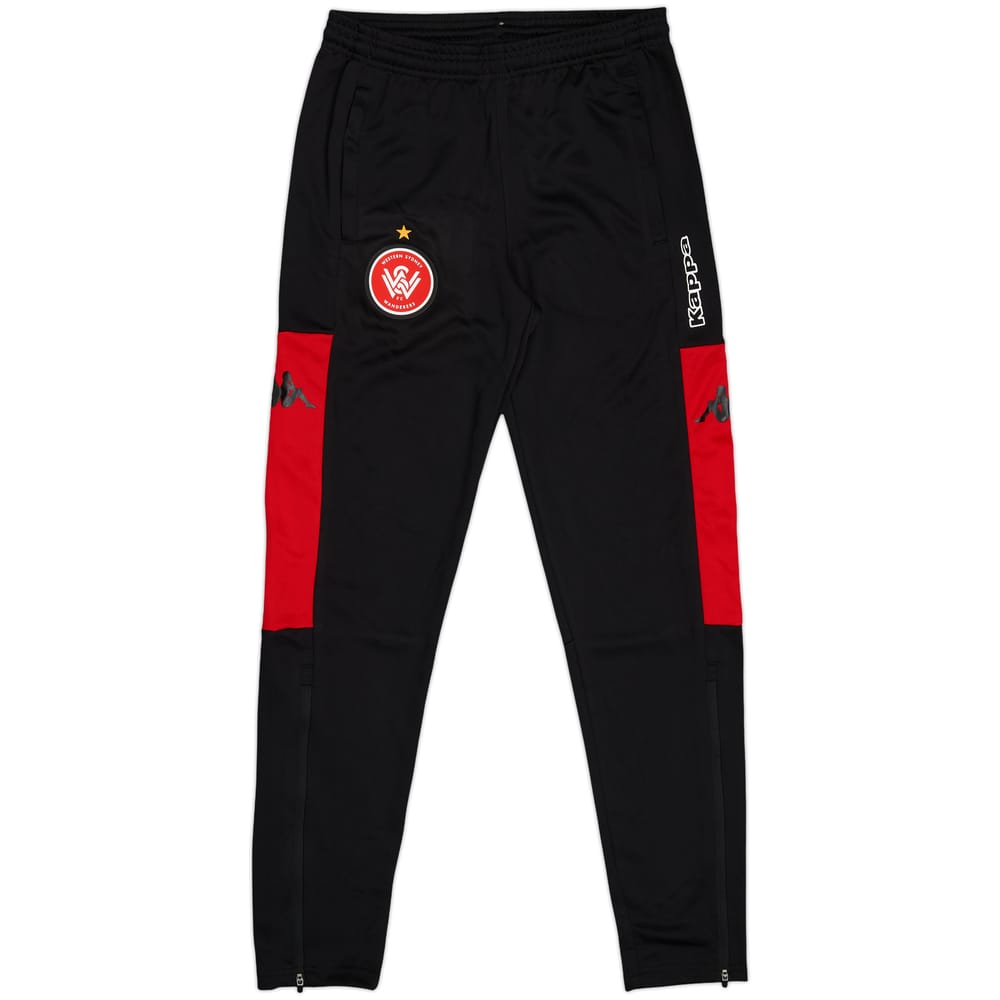 2020-21 Western Sydney Wanderers Kappa Track Pants/Bottoms - 8/10 - (S)