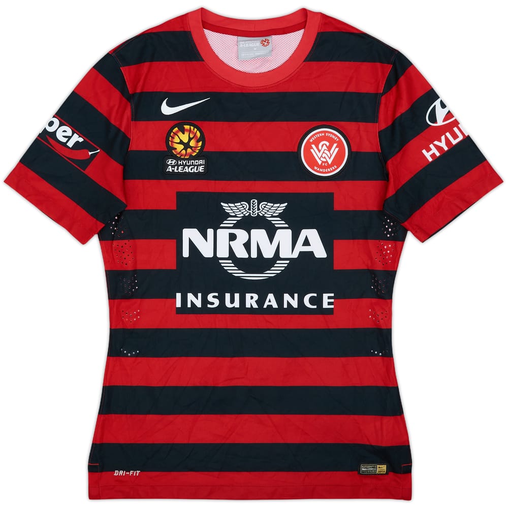 2014-15 Western Sydney Wanderers Authentic Home Shirt - 8/10 - (M)
