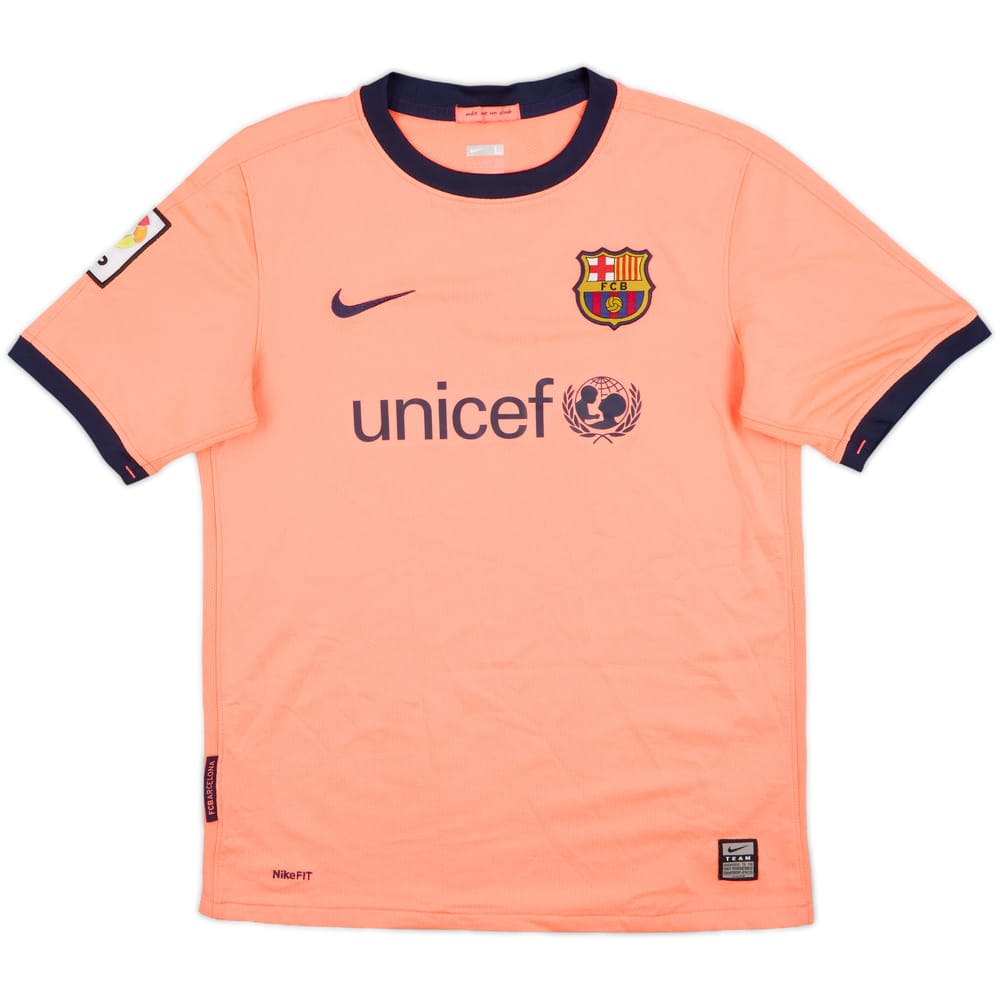 2009-10 Barcelona Away Shirt - 9/10 - (L.Boys)