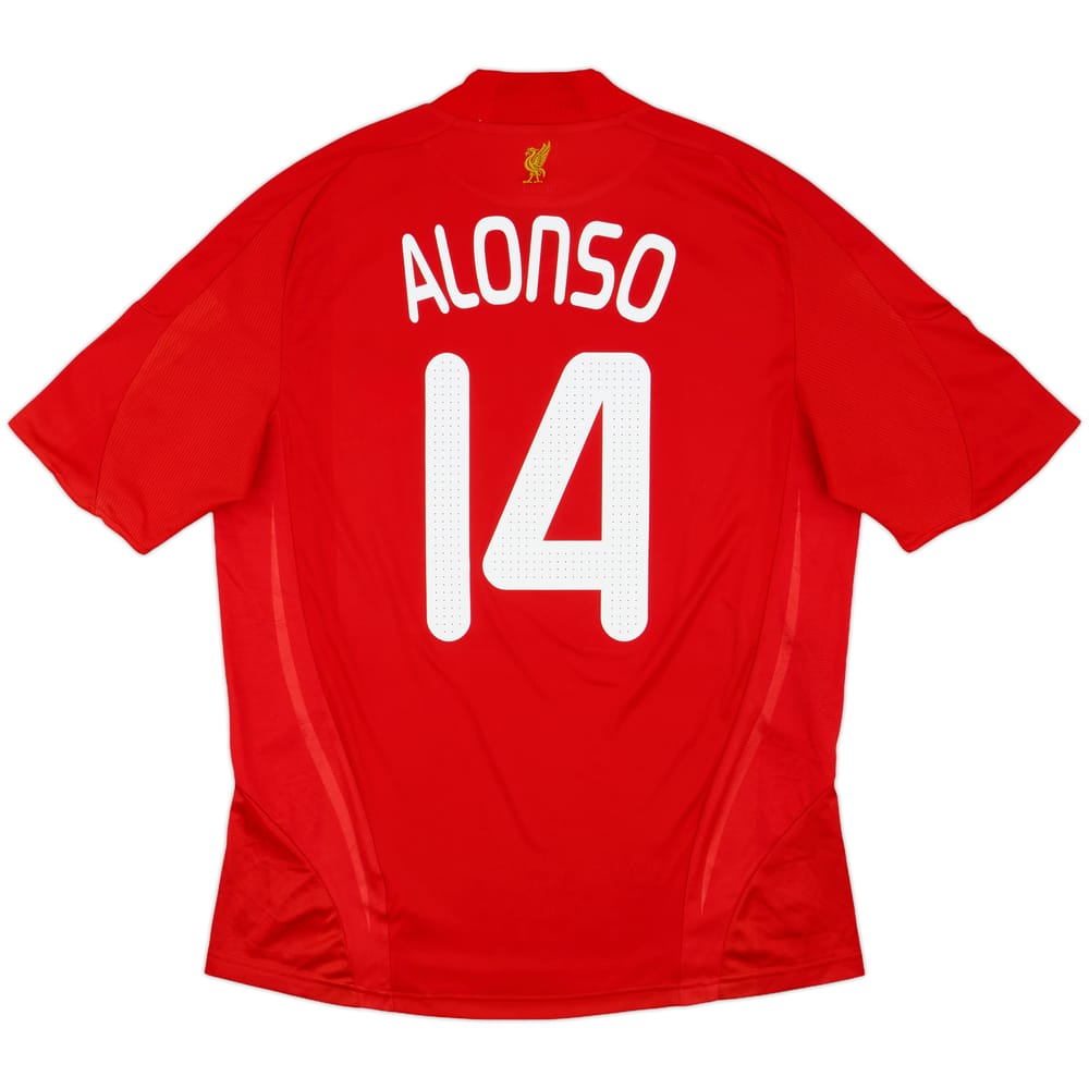 2008-10 Liverpool Home Shirt Alonso #14 - 6/10 - (L)