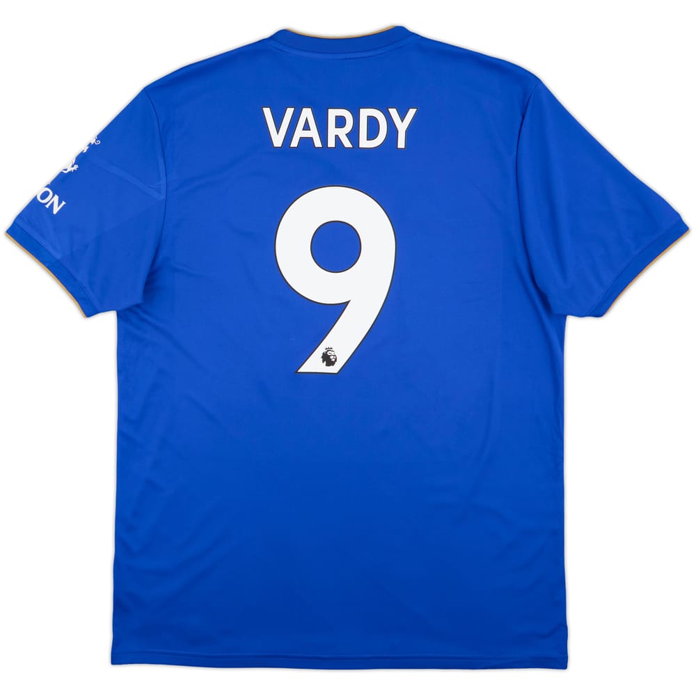 2018-19 Leicester Home Shirt Vardy #9 - 8/10 - (L)