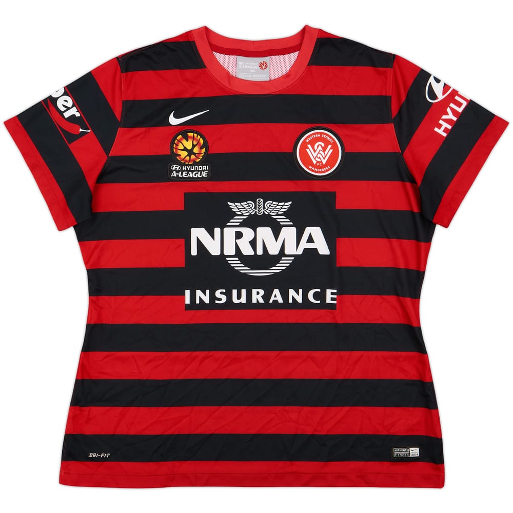 2014-15 Western Sydney Wanderers Home Shirt - 9/10 - (Women's XXL)