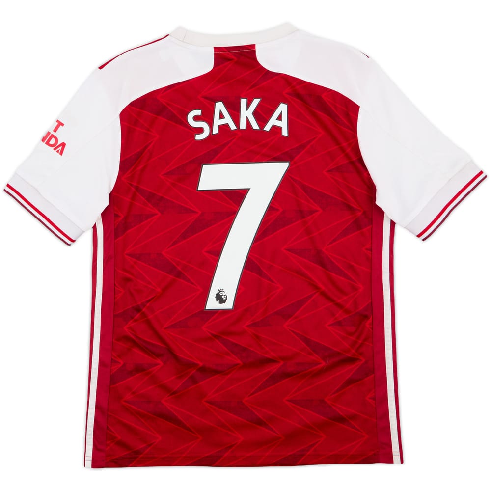 2020-21 Arsenal Home Shirt Saka #7 - 7/10 - (XL.Boys)