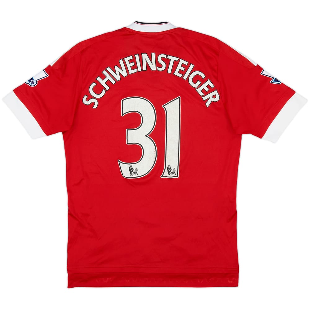 2015-16 Manchester United Home Shirt Schweinsteiger #31 - 6/10 - (S)