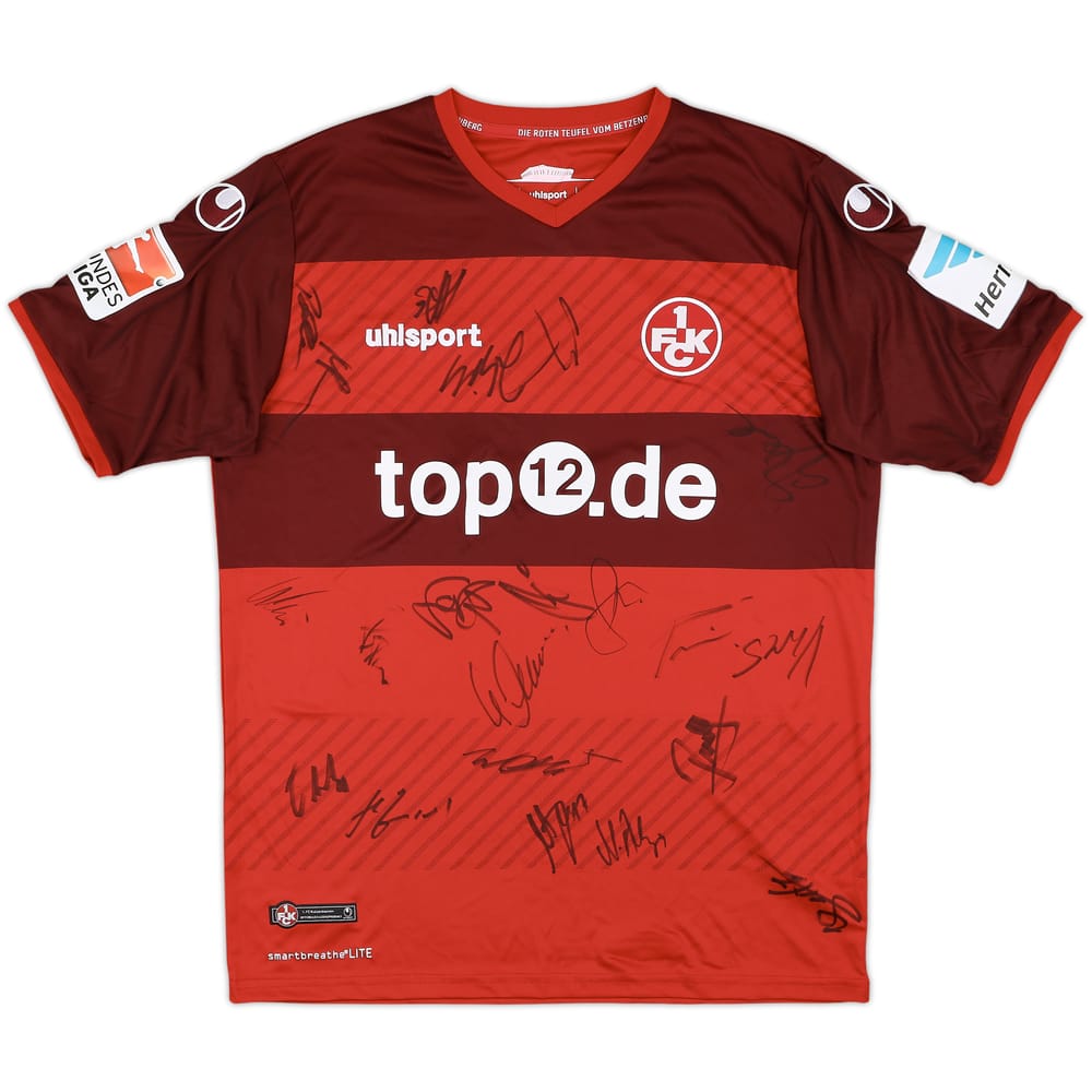 2016-17 Kaiserslautern Signed Home Shirt - 8/10 - (M)