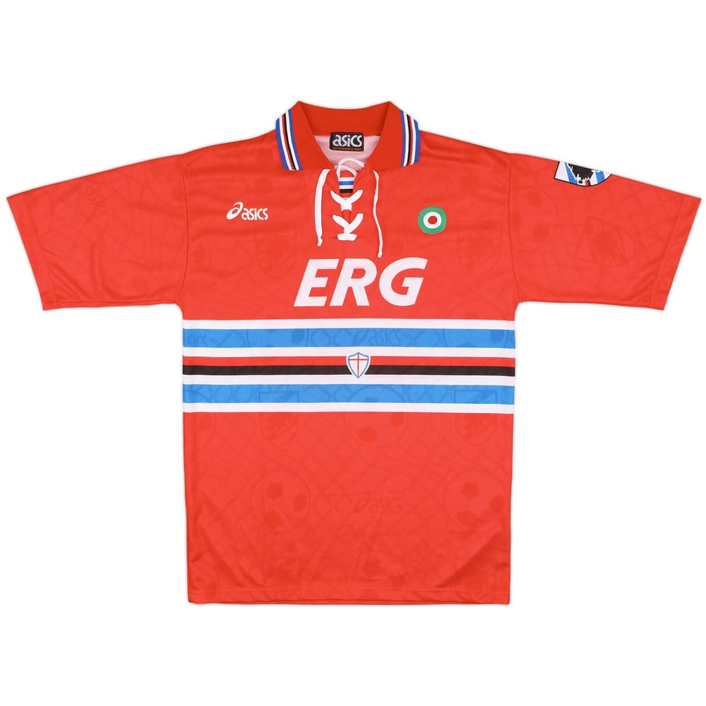 1994-95 Sampdoria Signed Third Shirt #10 (Mancini) - 8/10 - (XL)
