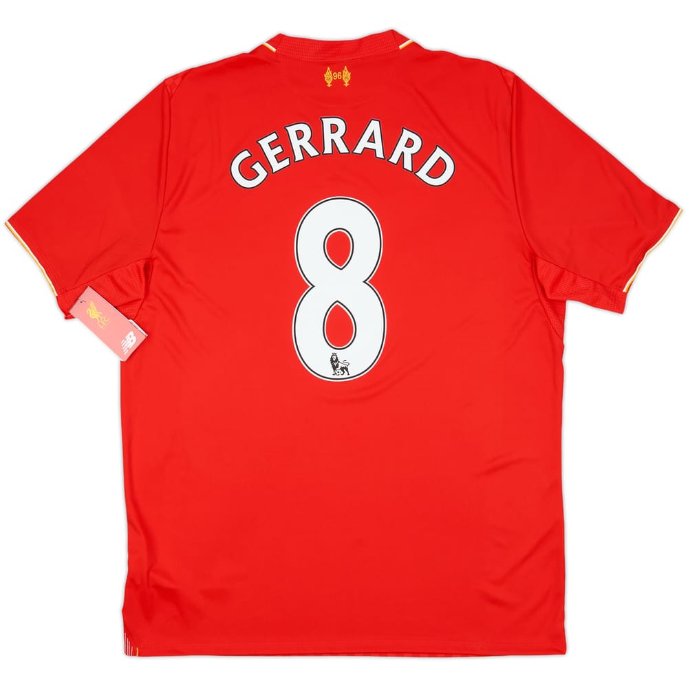2015-16 Liverpool Home Shirt Gerrard #8 (L)