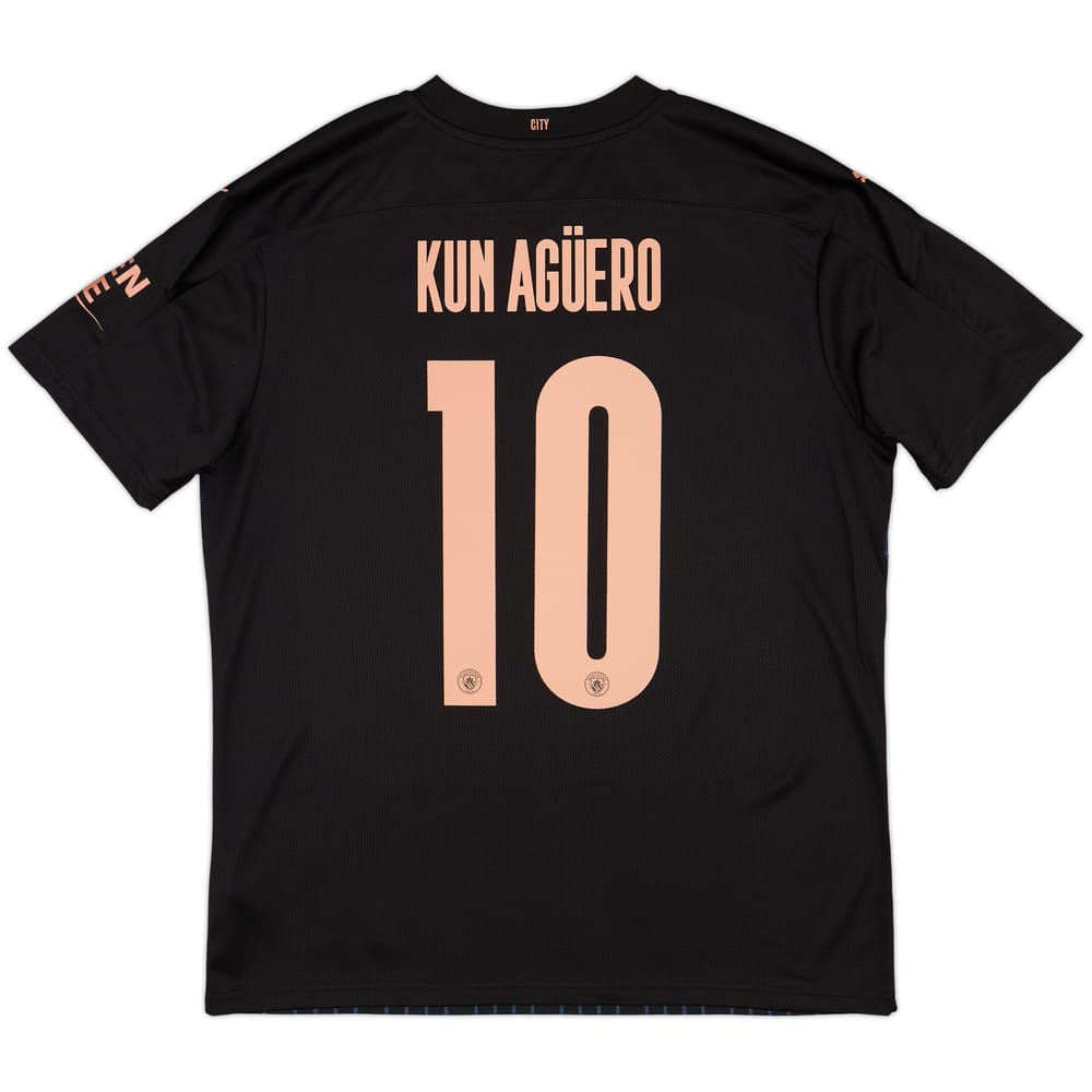 2020-21 Manchester City Away Shirt Kun Aguero #10 (L)