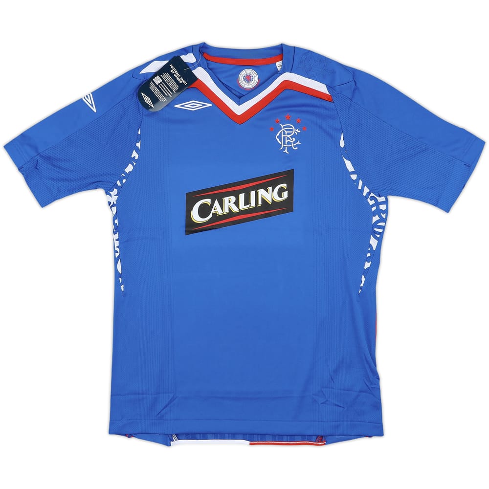 2007-08 Rangers Home Shirt (XL.Boys)
