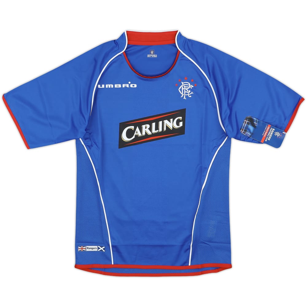 2005-06 Rangers Home Shirt (S.Boys)