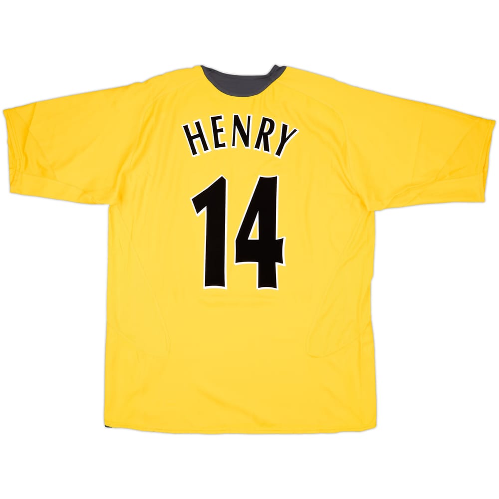 2005-06 Arsenal Away Shirt Henry #14 (XL)