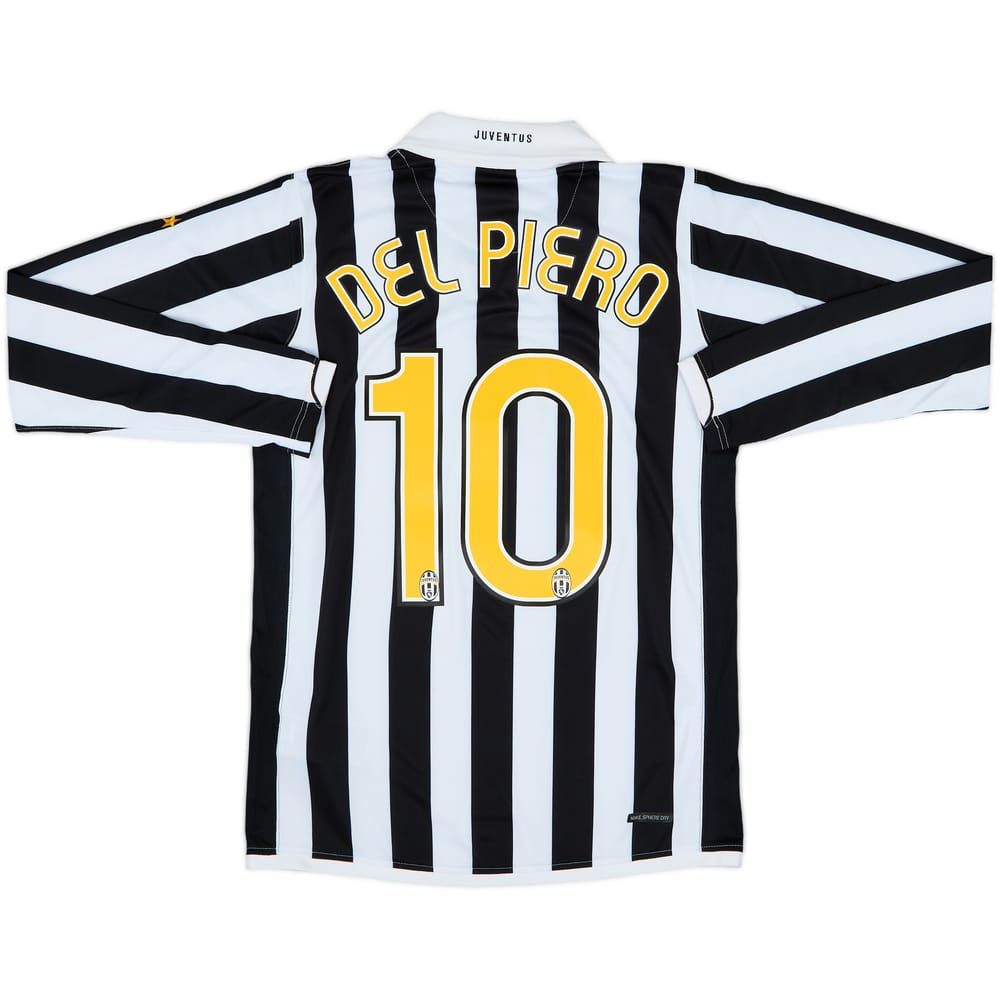 2006-07 Juventus Home L/S Shirt Del Piero #10 (S)