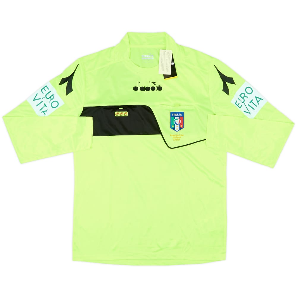 2017-18 Italy Diadora Referee L/S Shirt (M)