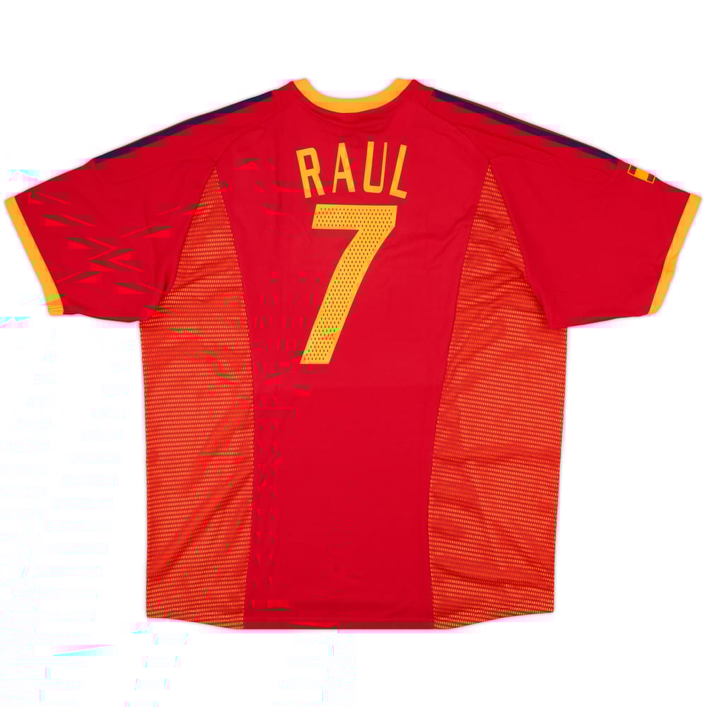 2002-04 Spain Home Shirt Raul #7 (XXL)