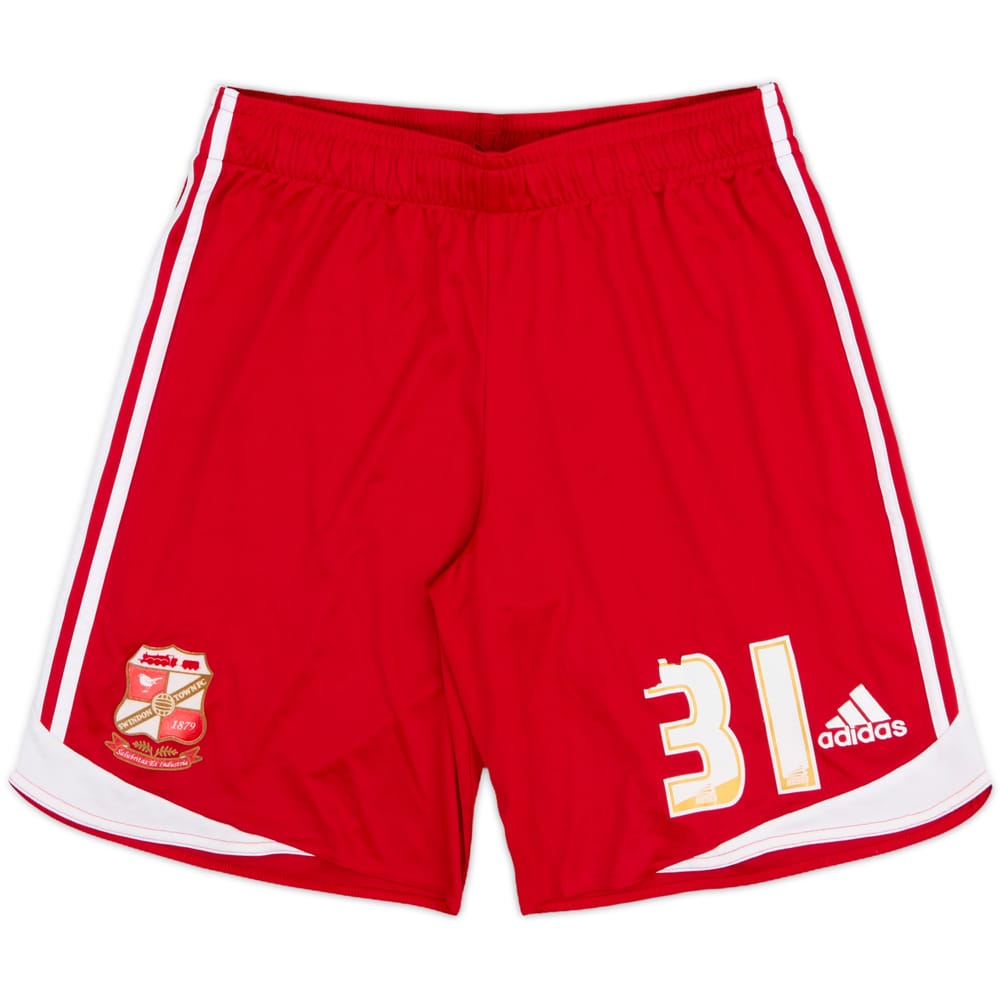 2011-12 Swindon Town Home Shorts #31 - 5/10 - (L)