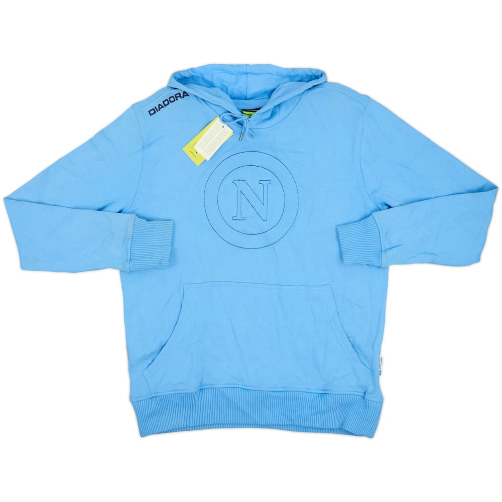 2008-09 Napoli Diadora Hooded Sweat Top (L)