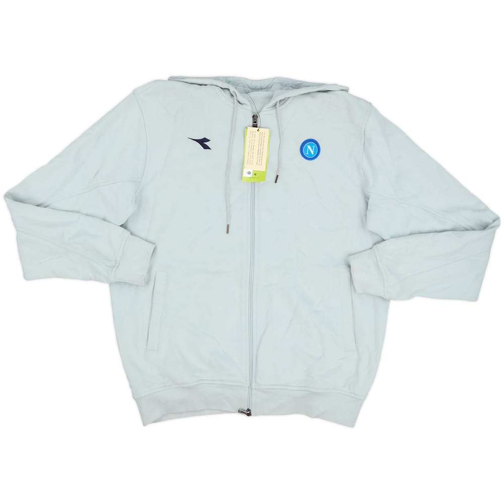 2008-09 Napoli Diadora Hooded Track Jacket (M)