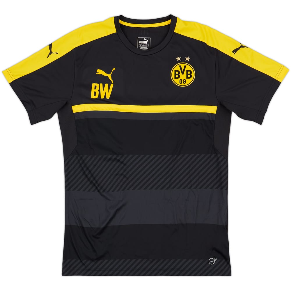 2016-17 Borussia Dortmund Staff Issue Training Shirt 'BW' - 9/10 - (L)