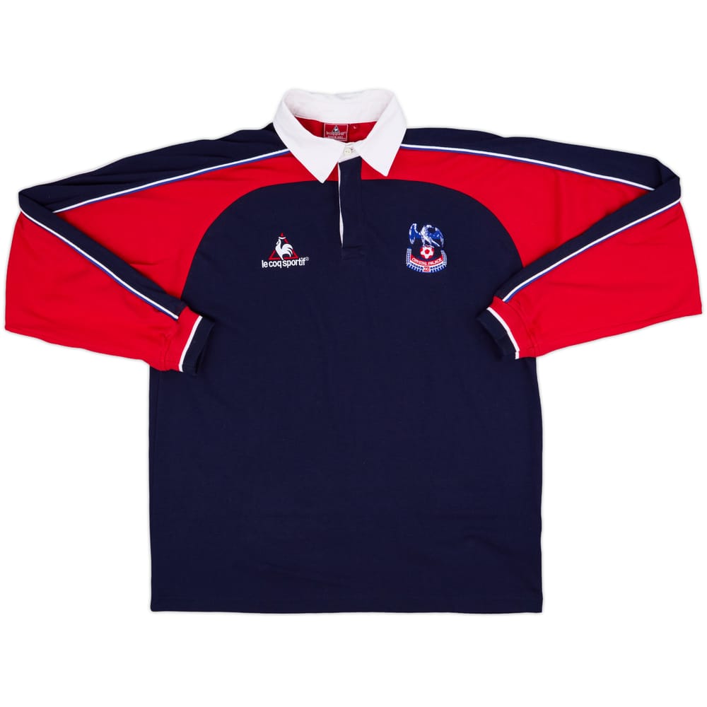 2001-02 Crystal Palace Le Coq Sportif Polo L/S Shirt - 9/10 - (L)