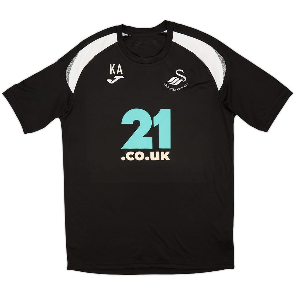 2018-19 Swansea Joma Staff Issue Training Shirt KA - 8/10 - (M)