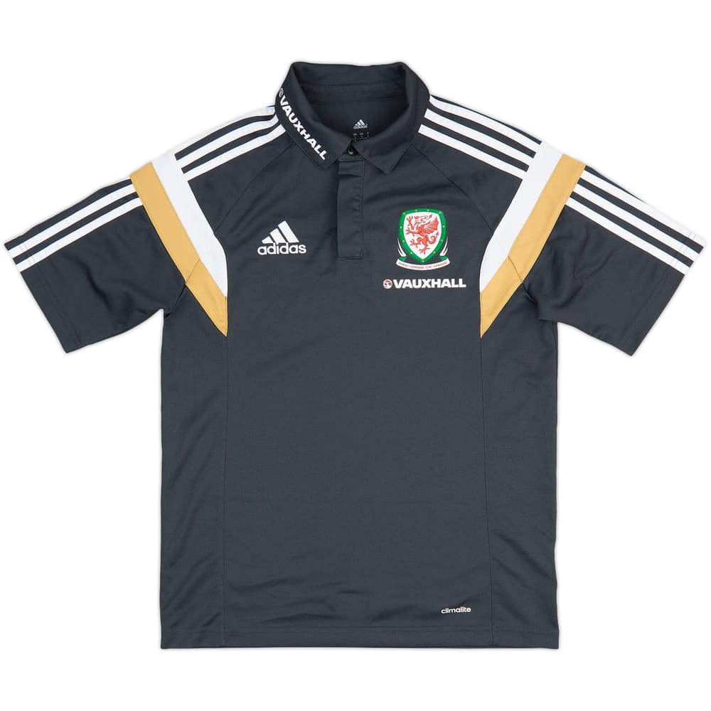 2014-15 Wales adidas Polo Shirt - 8/10 - (S)