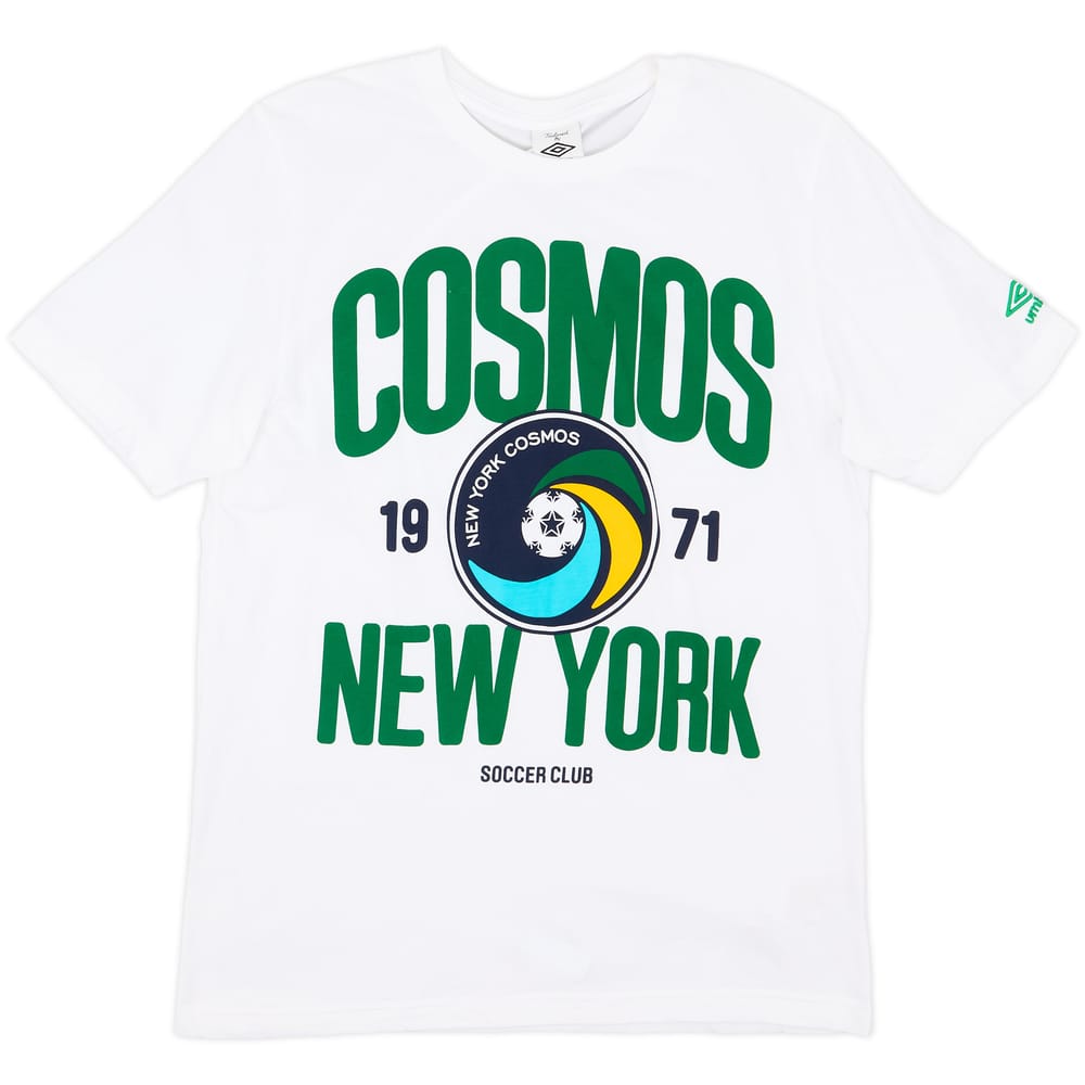 2011-12 New York Cosmos Umbro Cotton Tee - 8/10 - (L)