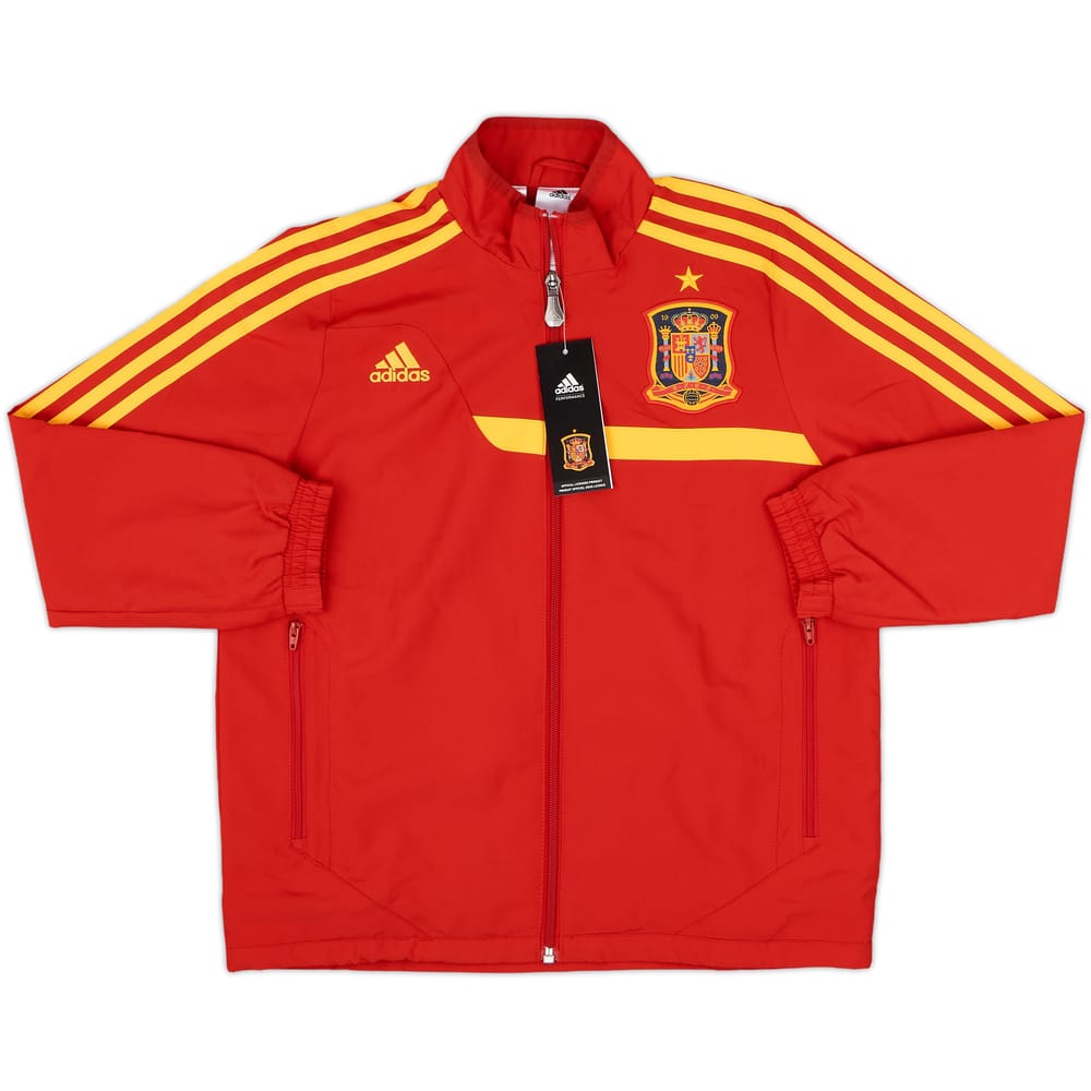 2012-13 Spain adidas Track Jacket (S.Boys)