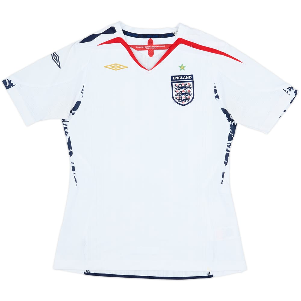 2007-09 England Home Shirt - 6/10 - (Women's S)