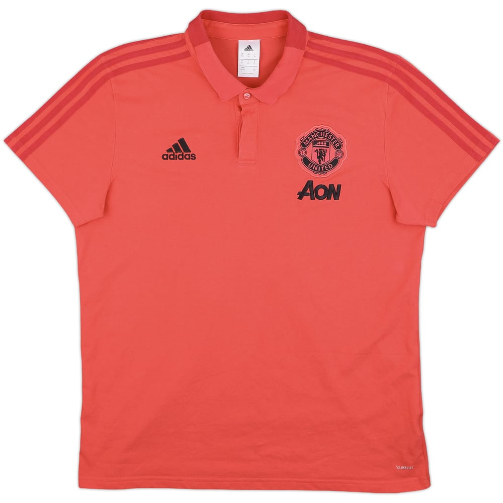 2018-19 Manchester United adidas Polo Shirt - 7/10 - (XL)