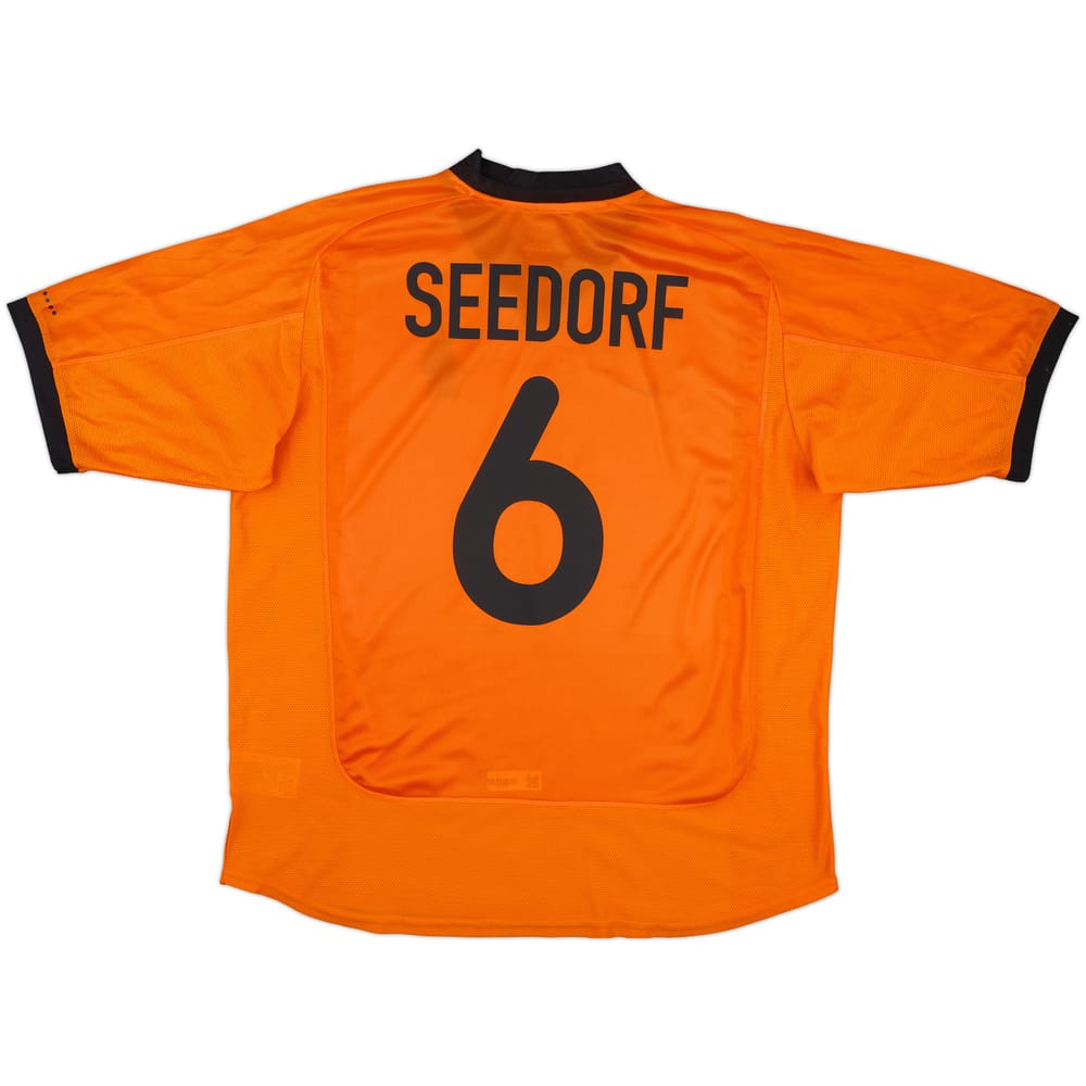 2000-02 Netherlands Home Shirt Seedorf #6 - 7/10 - (XXL)