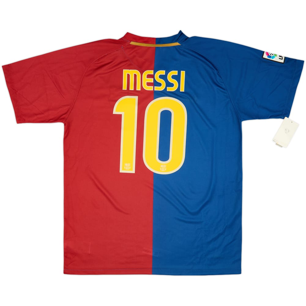 2008-09 Barcelona Home Shirt Messi #10 (XL)