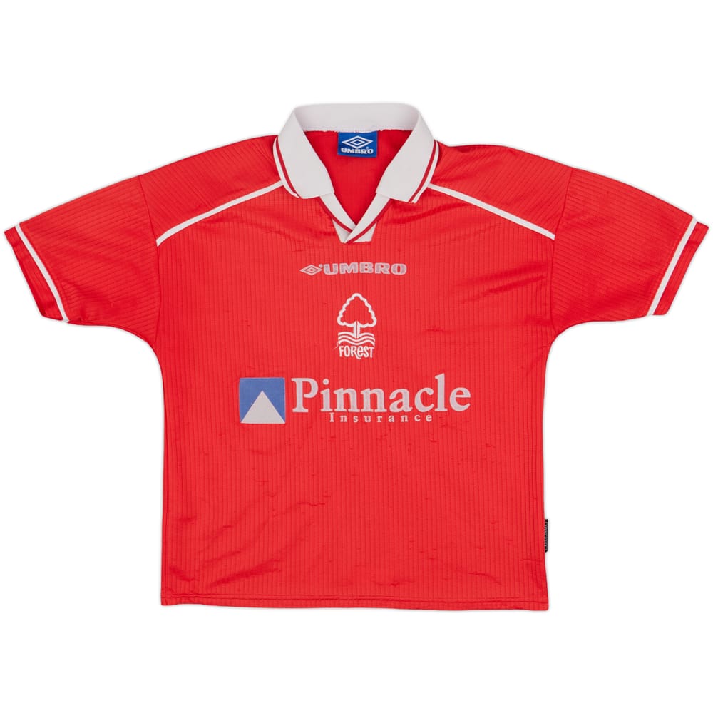 1998-00 Nottingham Forest Home Shirt - 4/10 - (Y)