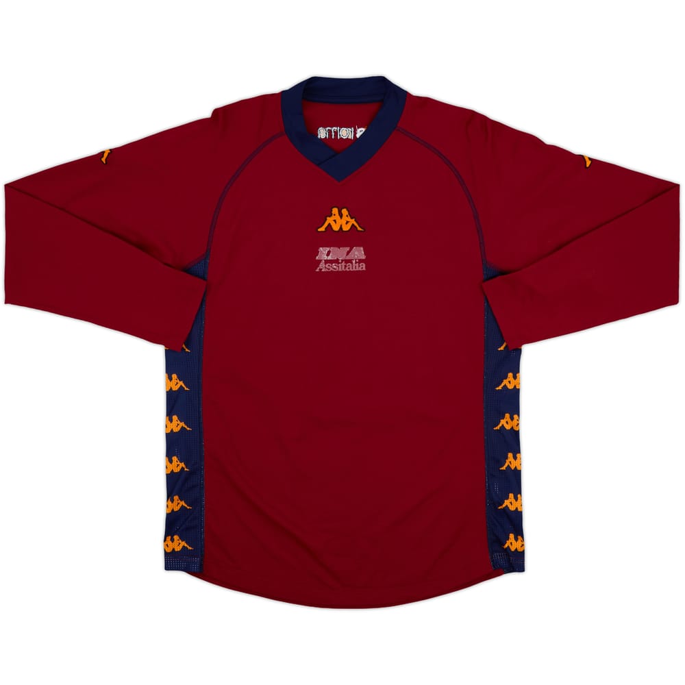 2000-01 Roma Kappa L/S Shirt - 4/10 - (M)