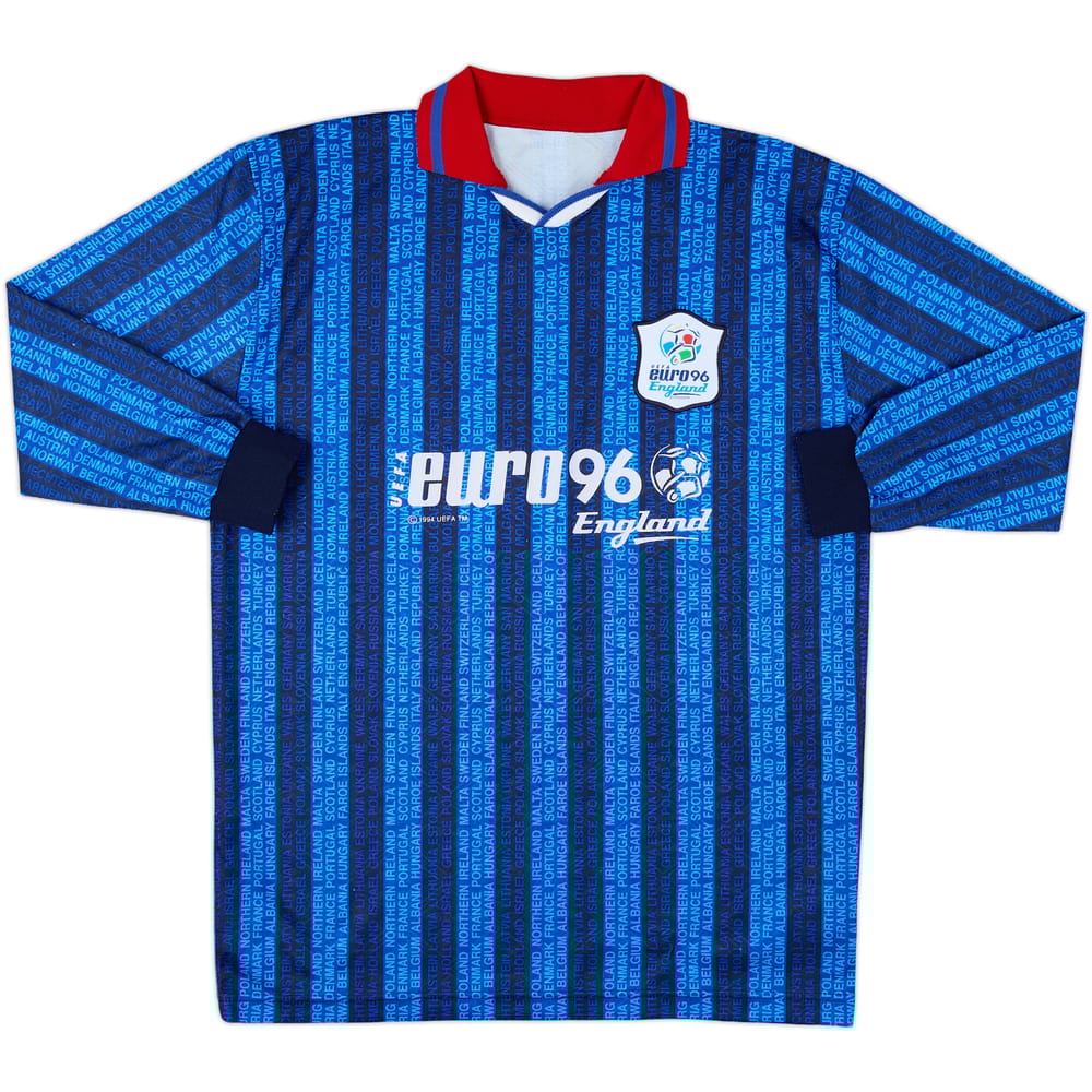 1996 England 'Euro 96' L/S Shirt - 9/10 - (Y)