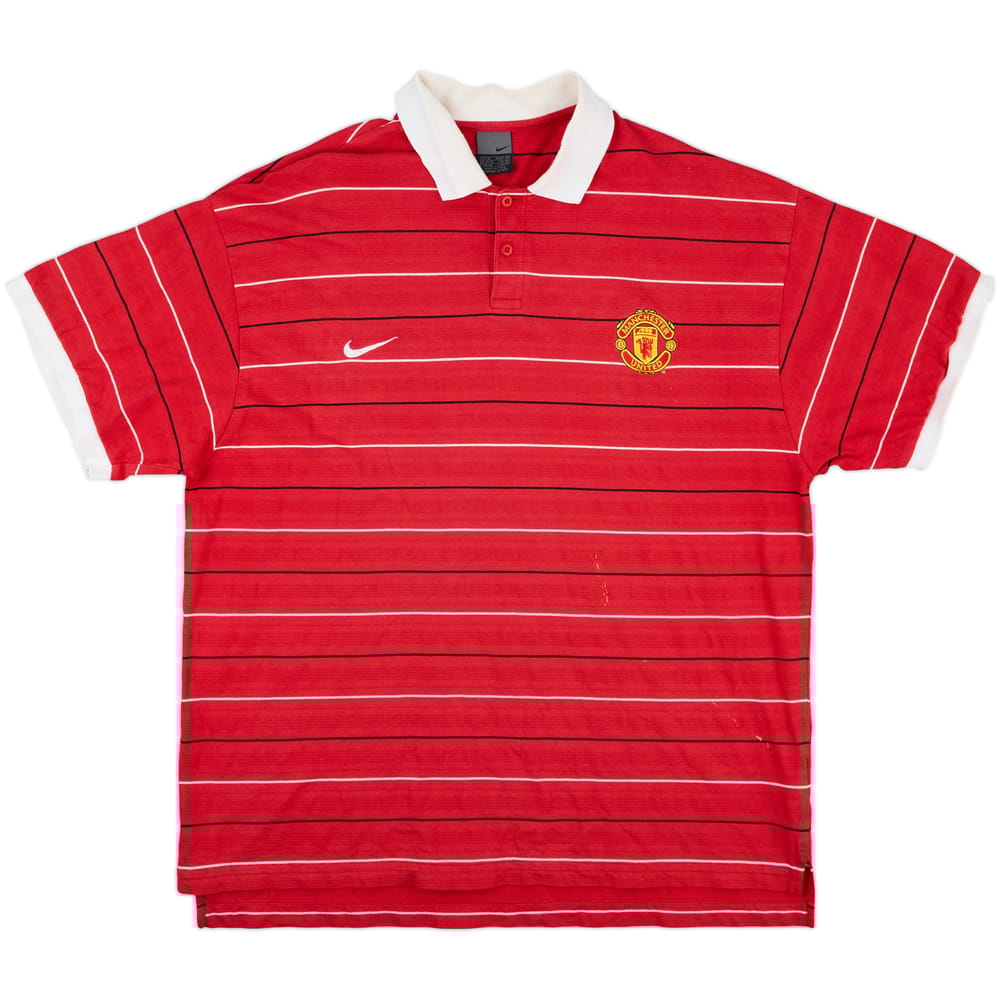 2004-05 Manchester United Nike Polo Shirt - 5/10 - (XL)