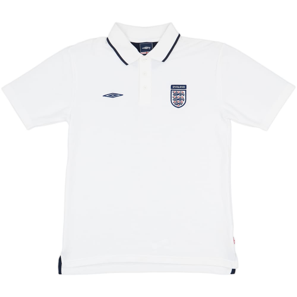 2007-08 England Umbro Polo Shirt - 9/10 - (M)