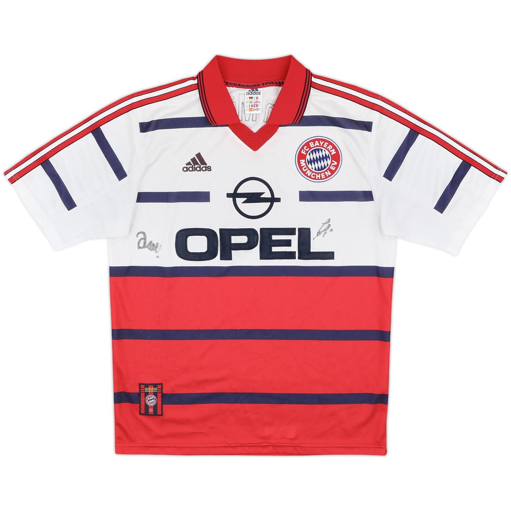 1998-00 Bayern Munich Signed Away Shirt - 8/10 - (S)