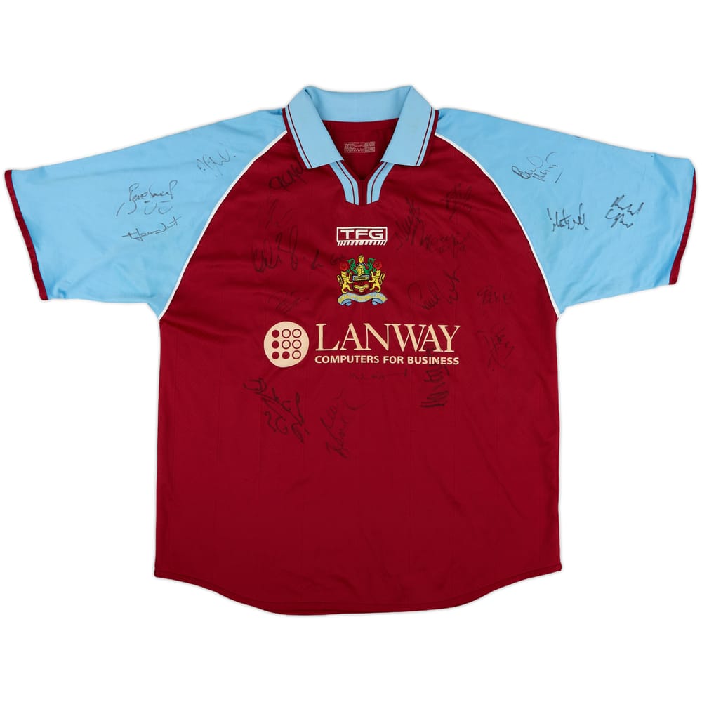 2002-03 Burnley Signed Home Shirt - 5/10 - (L)
