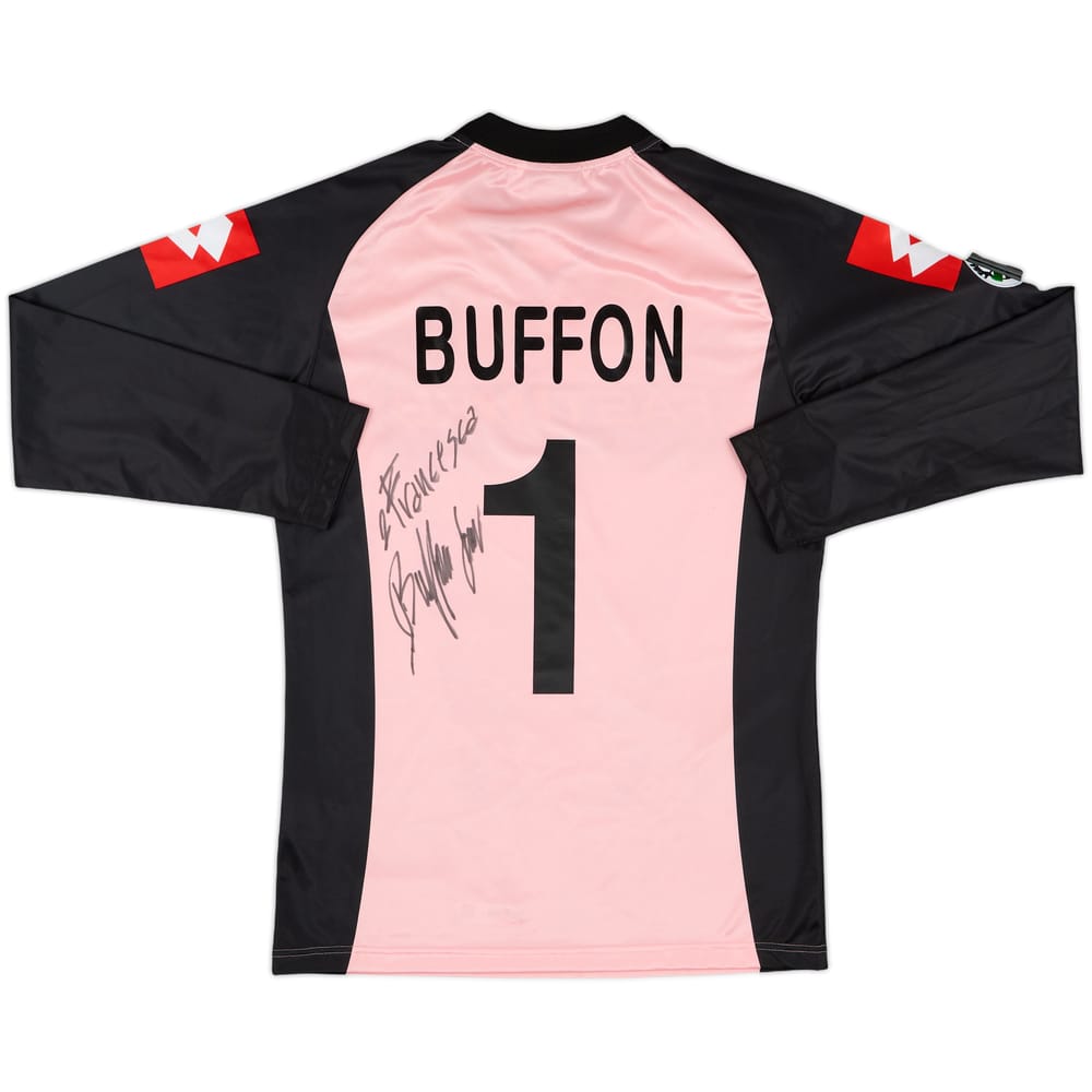 2002-03 Juventus Signed GK Shirt Buffon #1 - 8/10 - (L)
