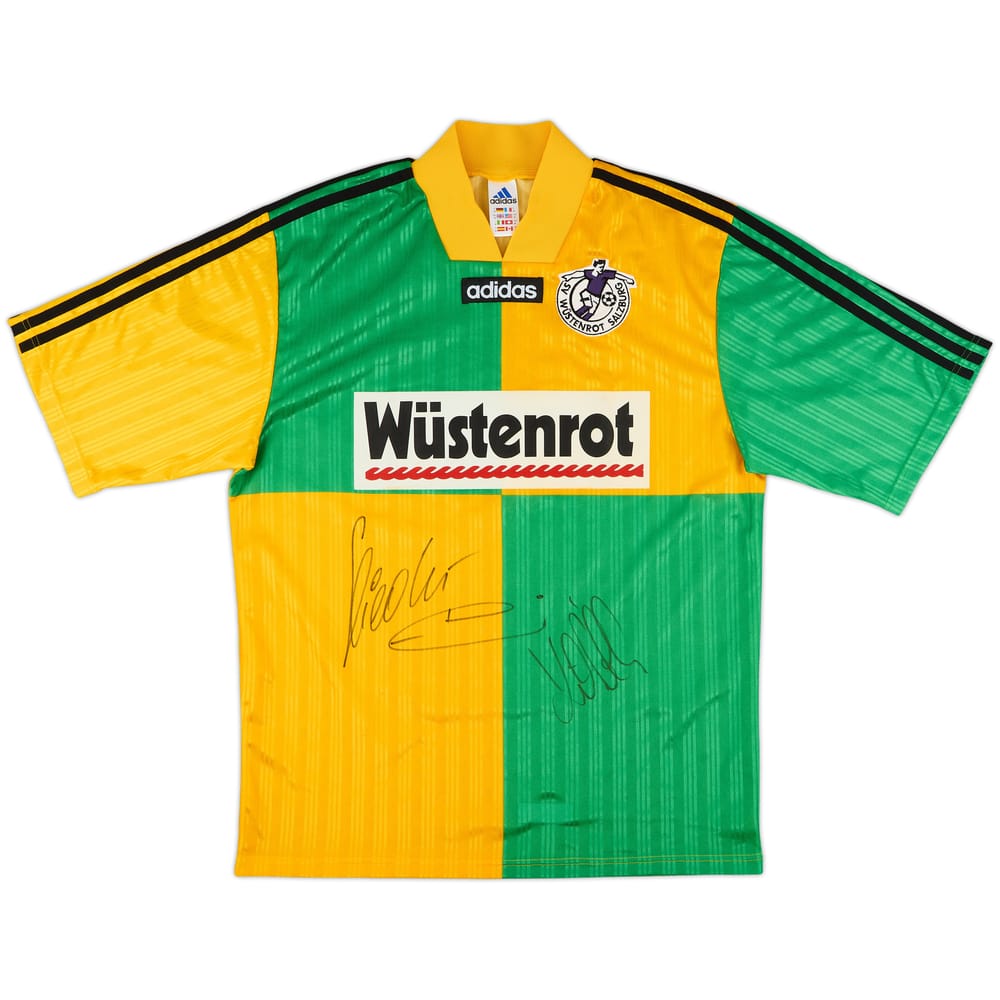 1997-98 Wustenrot Salzburg Signed Away Shirt - 10/10 - (M)