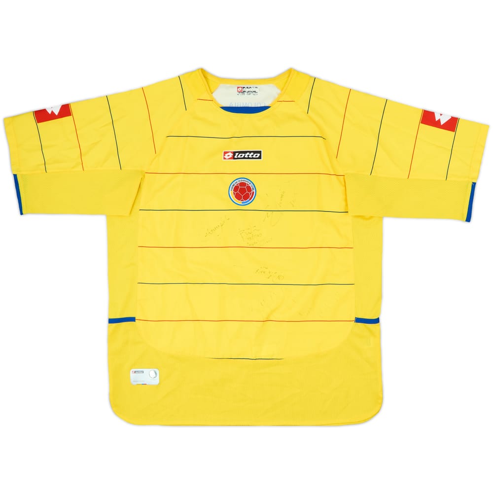 2004-06 Colombia Signed Home Shirt - 8/10 - (L)