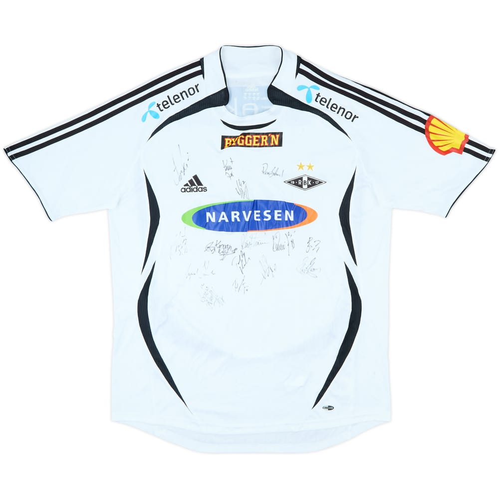 2006 Rosenborg Squad Signed Home Shirt - 8/10 - (XL)