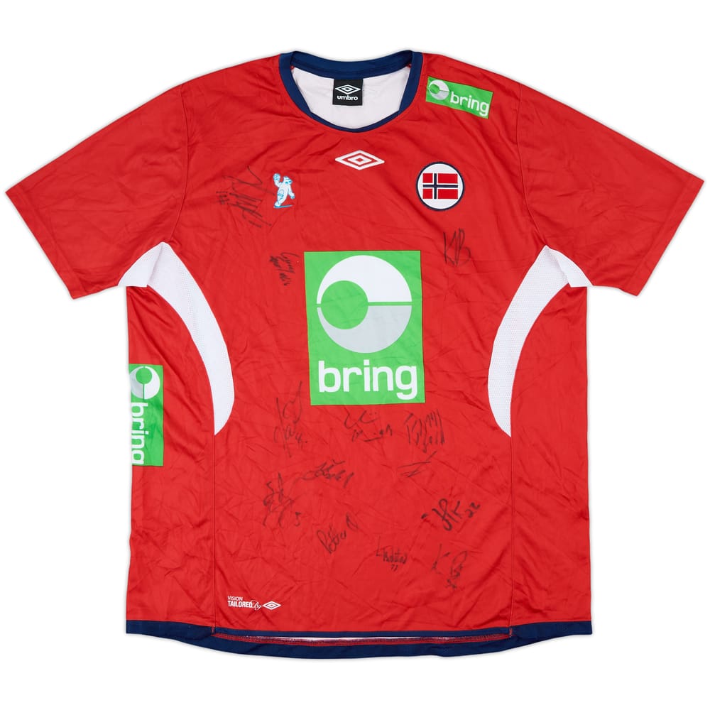 2011 Norway Handball Signed Home Shirt - 9/10 - (XXL)
