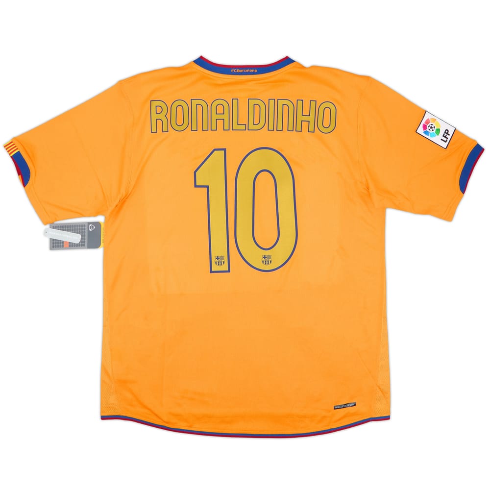 2006-08 Barcelona Away Shirt Ronaldinho #10 (L)