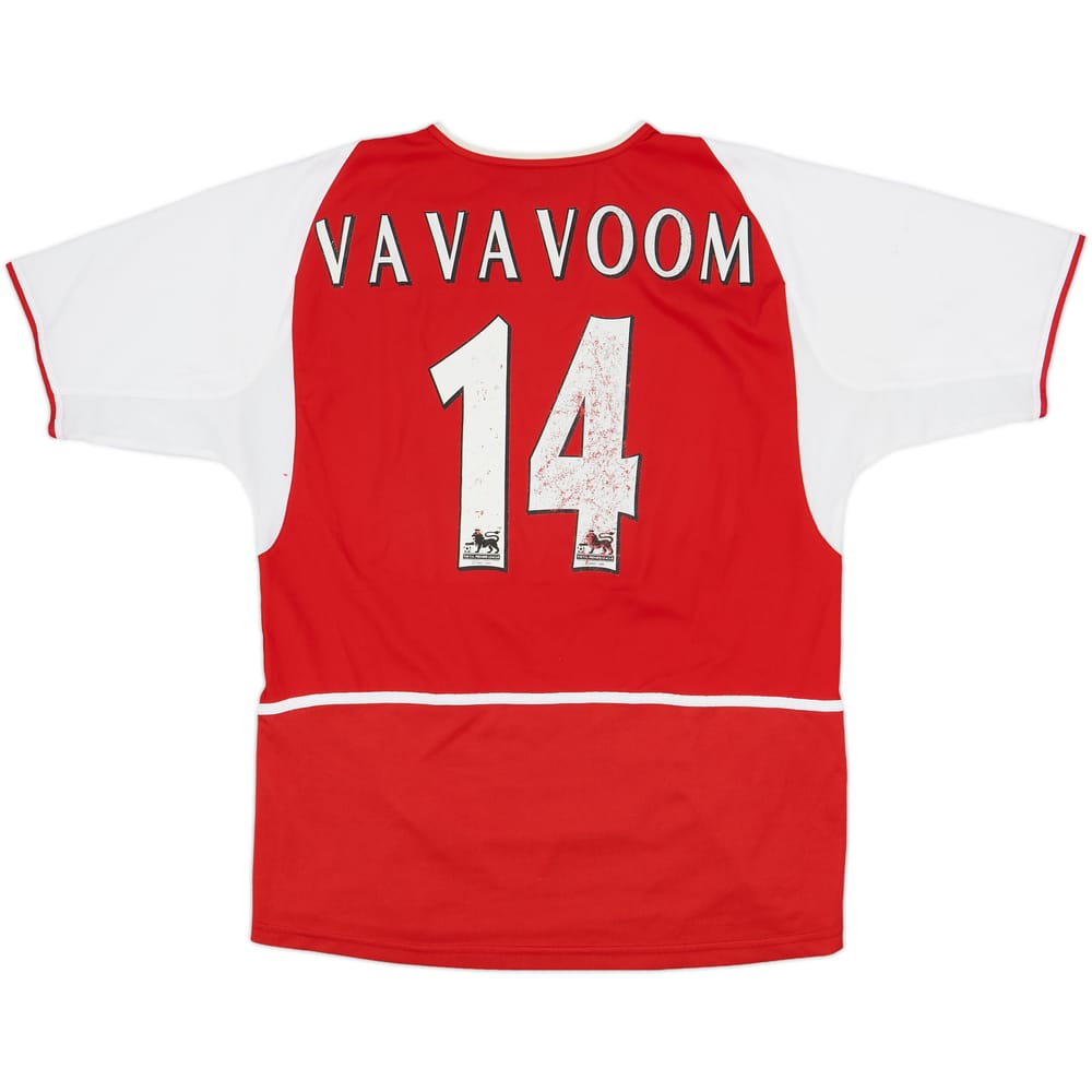 2002-04 Arsenal Home Shirt Vavavoom #14 - 5/10 - (M)