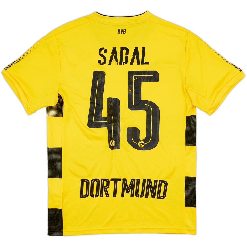 2017-18 Borussia Dortmund Home Shirt Sadal #45 - 5/10 - (S)